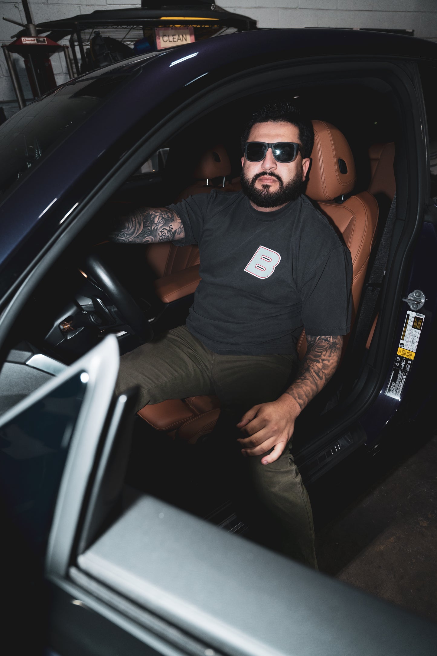 Vintage Black Motor Sport Tee